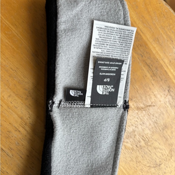 The North Face Gray and Black Fleece Headband